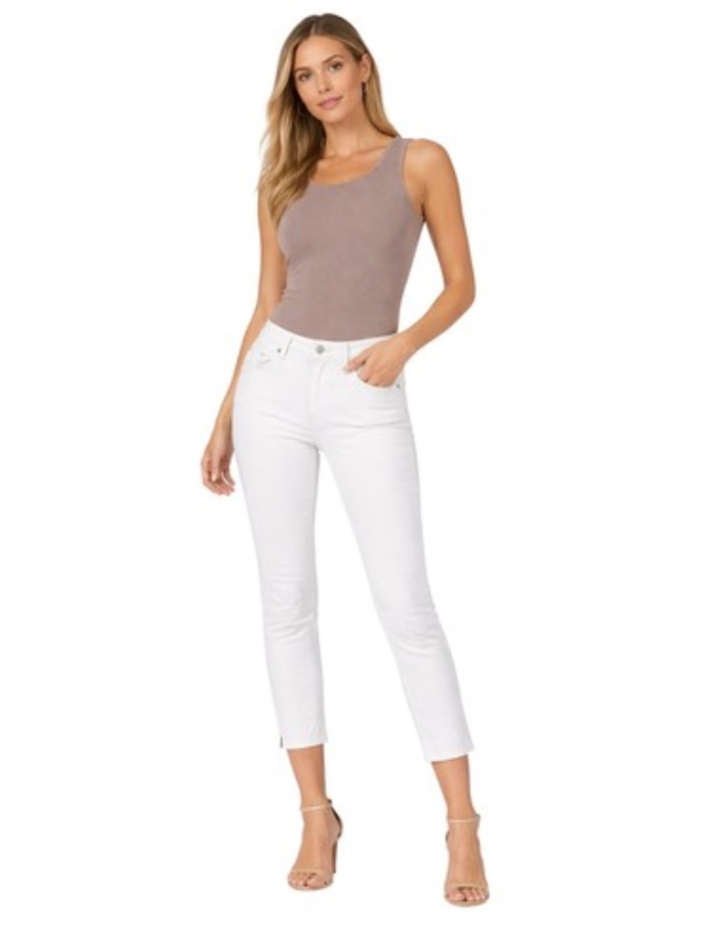 White House Black Market Skinny Crop Jean Size 6L